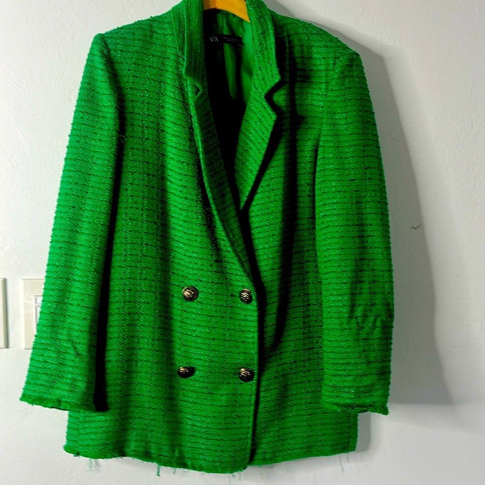 Zara Small Green Blazer